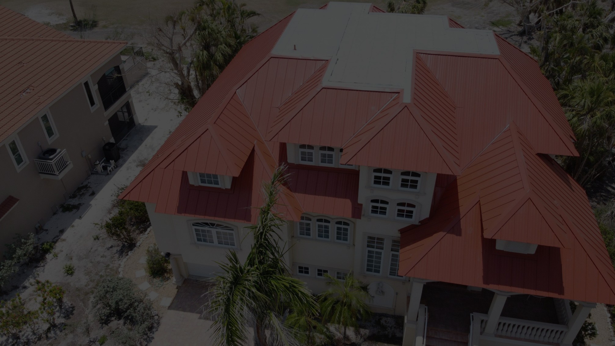 Red tile roof residential complex